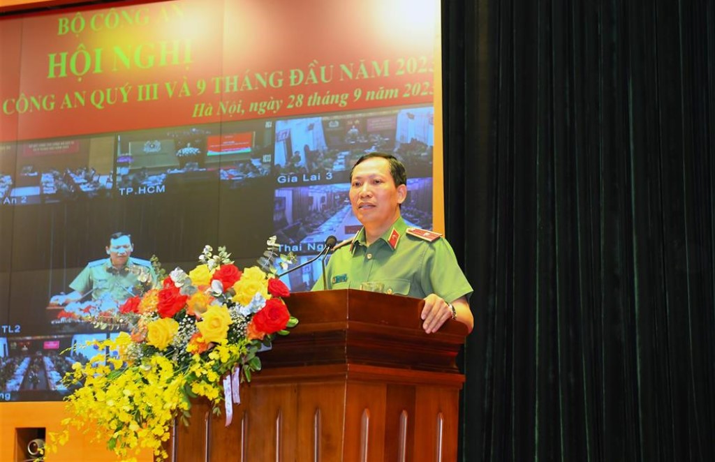 Thứ trưởng Lê Văn Tuyến phát biểu tại Hội nghị