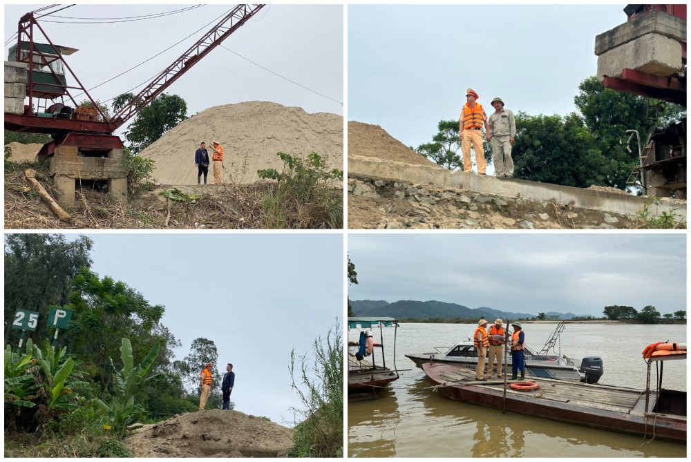 CSGT đường thủy Công an Nghệ An kiểm tra điều kiện an toàn tại các bến bãi, bến đò