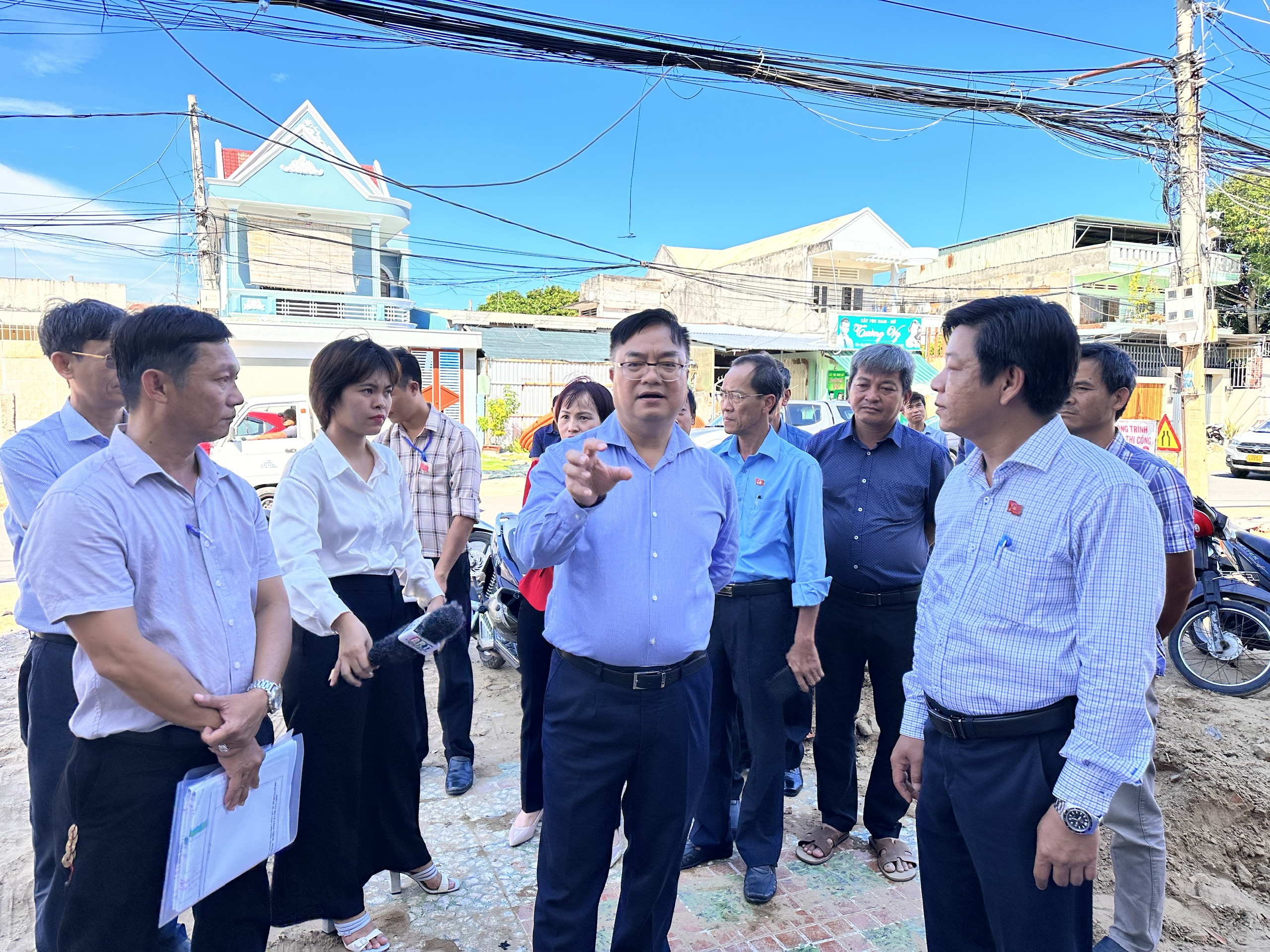 Lãnh đạo TP. Vũng Tàu kiểm tra công tác bồi thường, giải phóng mặt bằng dự án mở rộng lộ giới đường Lê Quang Định