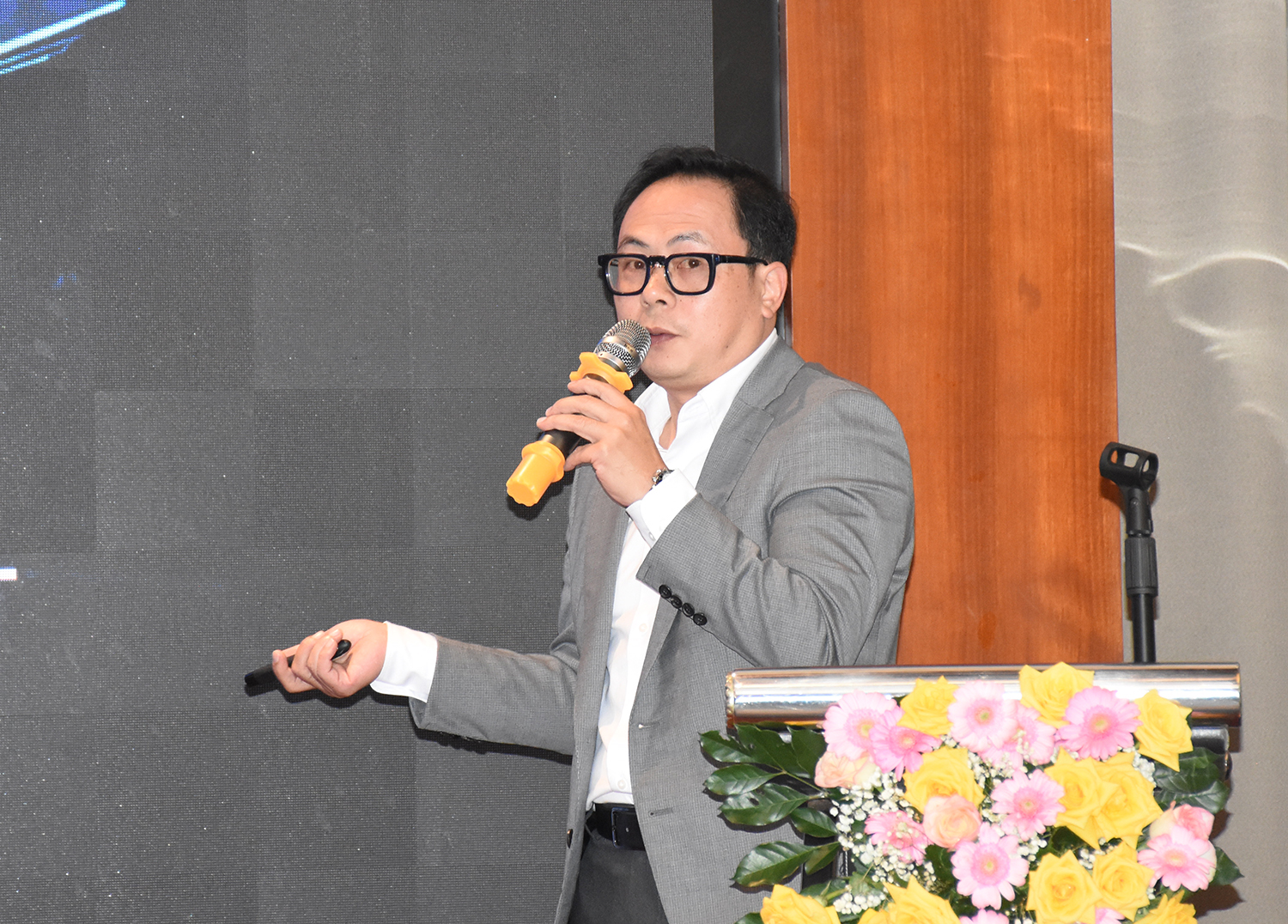 Tại lễ kỷ niệm, các đại biểu đã được nghe diễn giả Ths.KTS Nguyễn Trung Kiên, Tổng Giám đốc Công ty GK chia sẻ 