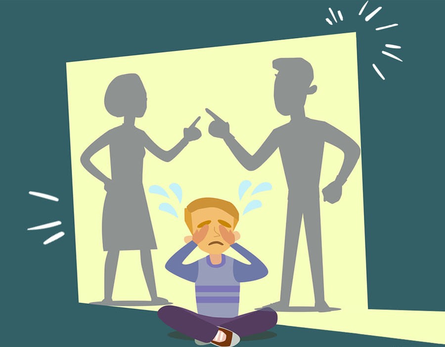 Ba điều cần làm để tránh tổn thương cho trẻ khi bố mẹ cãi nhau