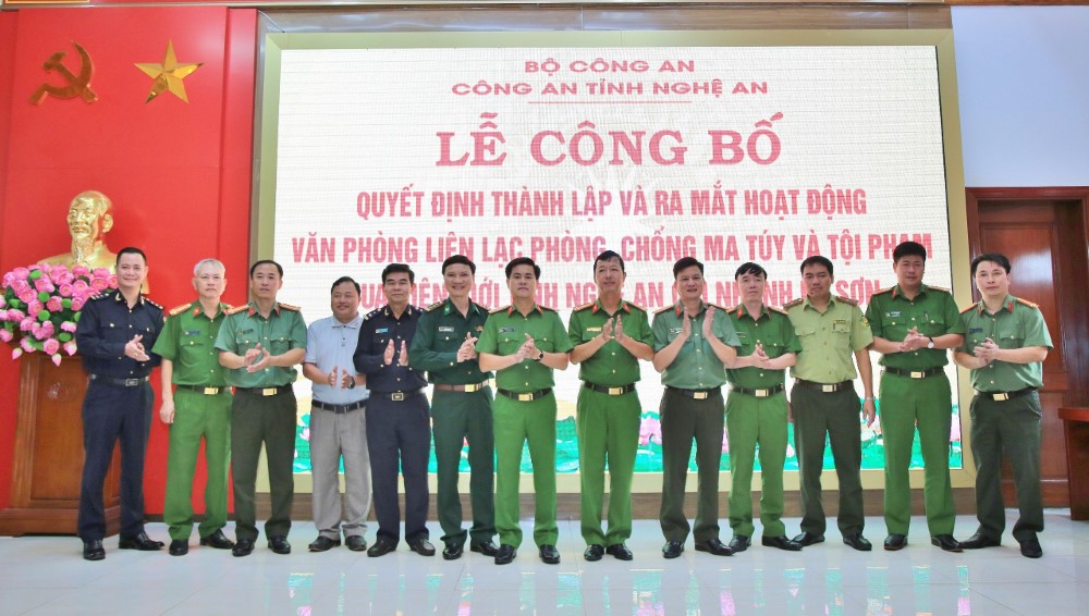 Ra mắt Văn phòng liên lạc phòng, chống ma tuý và tội phạm qua biên giới - chi nhánh Kỳ Sơn