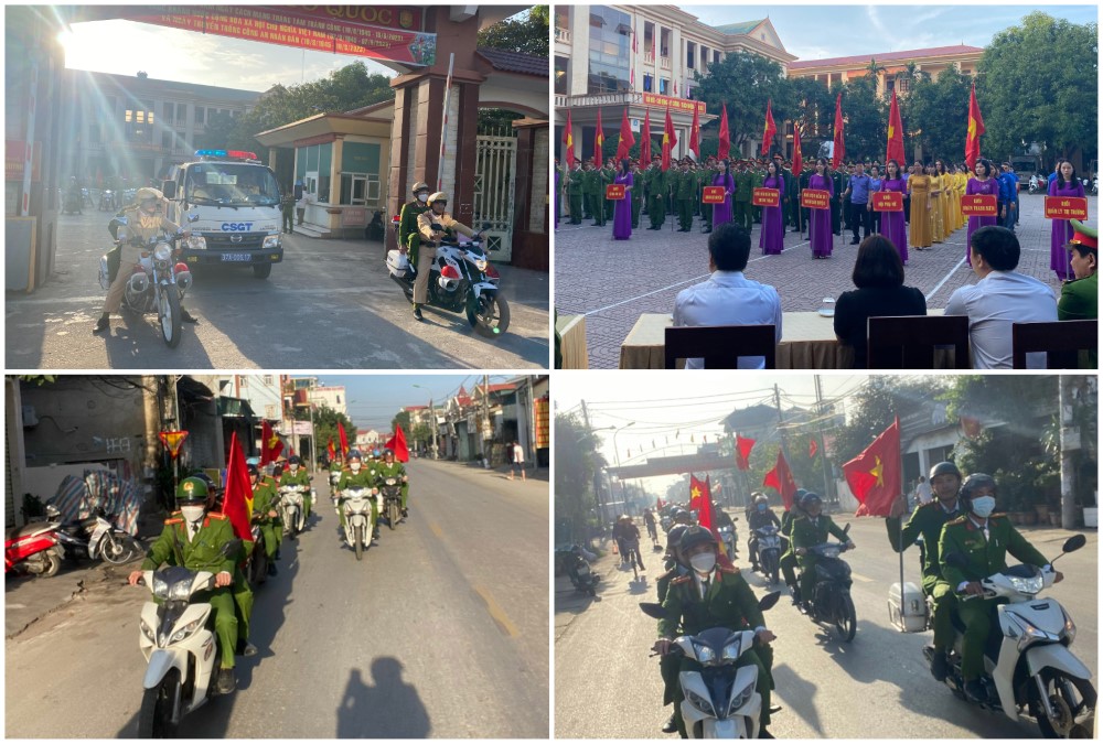 Tại Công an huyện Quỳnh Lưu