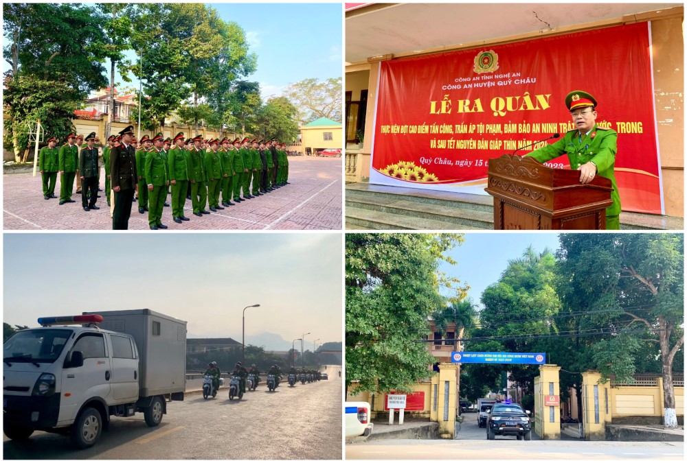 Tại Công an huyện Quỳ Châu