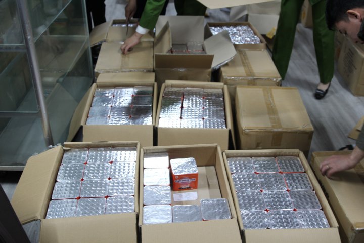 Số pháo phát hiện tại cơ sở kinh doanh do N.T.H.T làm chủ