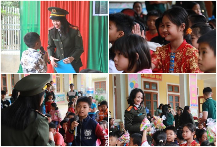 Học sinh hào hứng tham gia trả lời câu hỏi tìm hiểu pháp luật 
