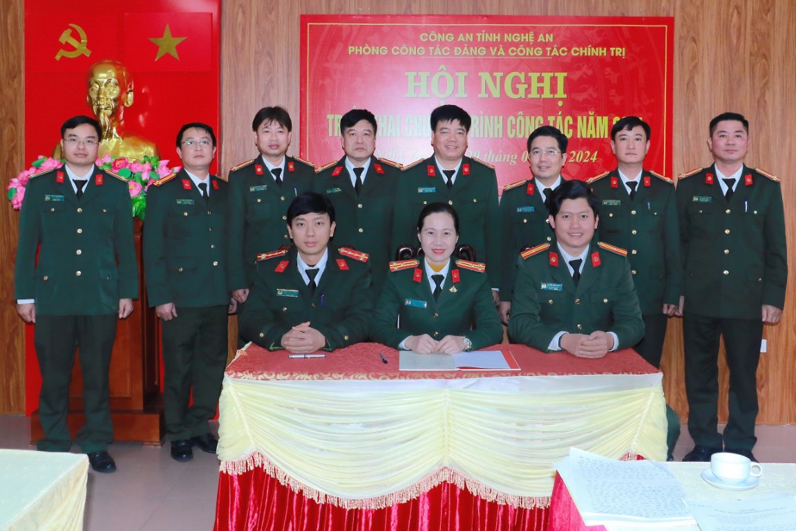 Ký cam kết thực hiện phong trào thi đua “Vì an ninh Tổ quốc” năm 2024 