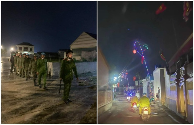 Khoảnh khắc Giao thừa, lực lượng Công an vẫn thường trực trên các tuyến đường, “xuyên đêm, xuyên Tết” để giữ gìn cuộc sống bình yên, hạnh phúc cho nhân dân