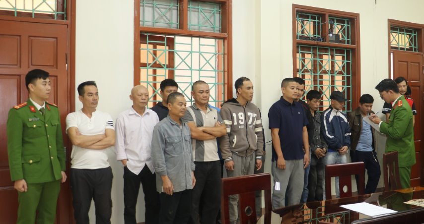 Các đối tượng bị bắt giữ