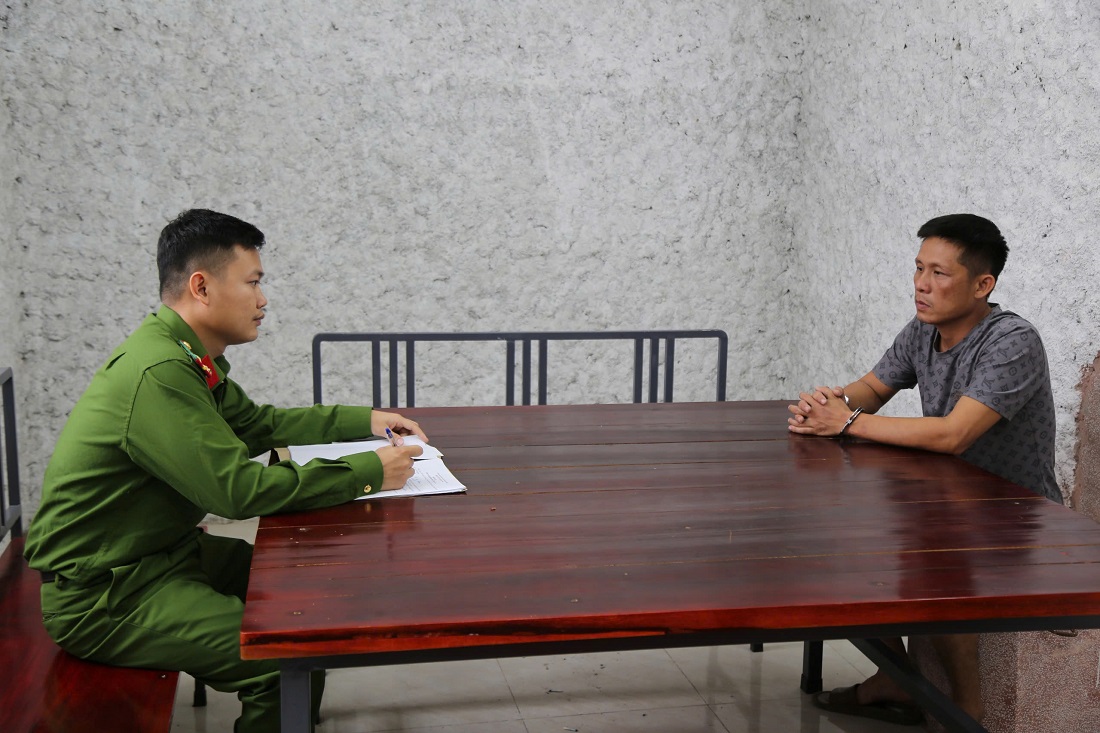Đối tượng Phạm Văn Minh tại Cơ quan Công an