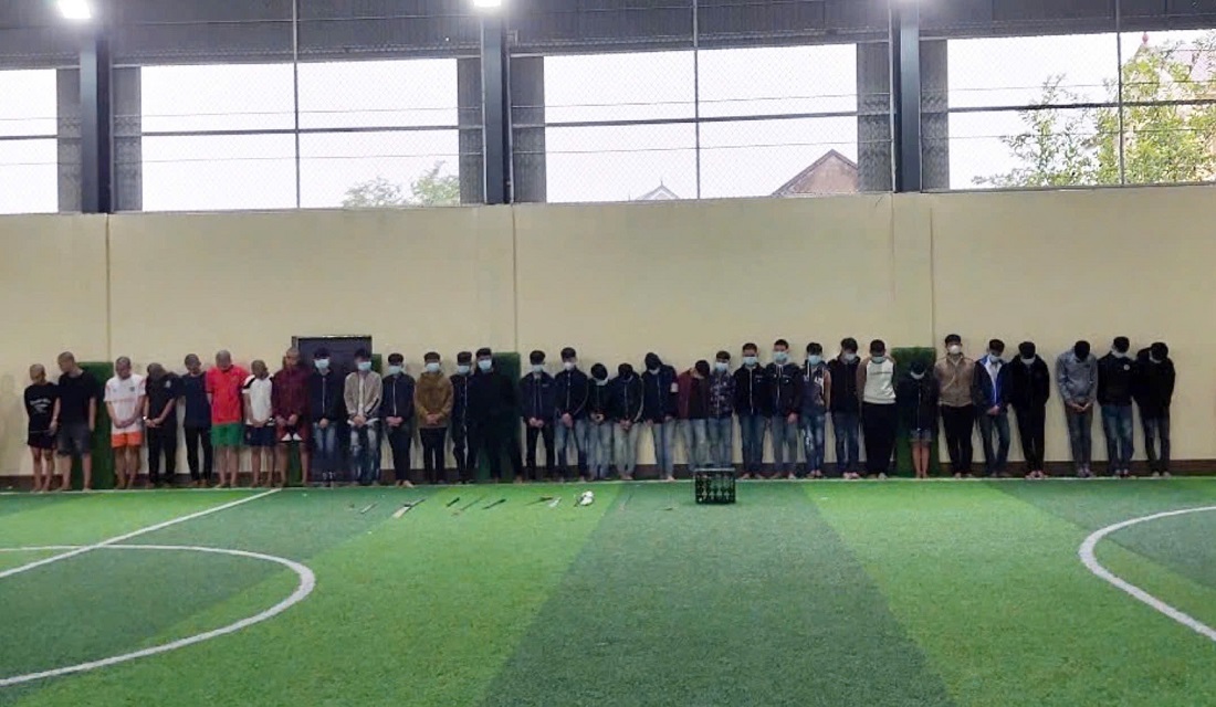 34 đối tượng bị bắt giữ về hành vi “Gây rối trật tự công cộng”