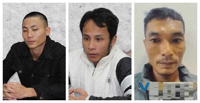  3 đối tượng Phan Hữu Phước, Lê Văn Ngọ và Ngô Đức Hòa 