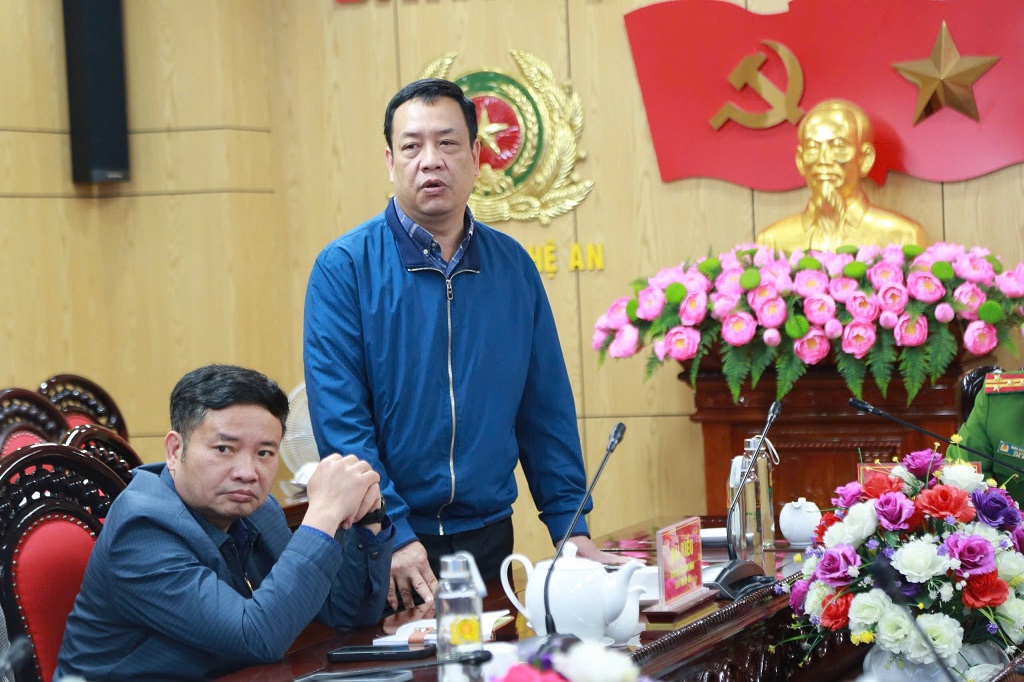 Đại diện Sở Văn hóa - Thể thao và du lịch tỉnh phát biểu