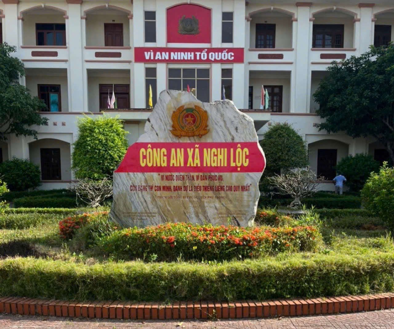 Công an xã Nghi Lộc, một trong những đơn vị Công an cấp xã đầu tiên được Công an tỉnh lựa chọn triển khai hoạt động mô hình tổ chức công an hai cấp