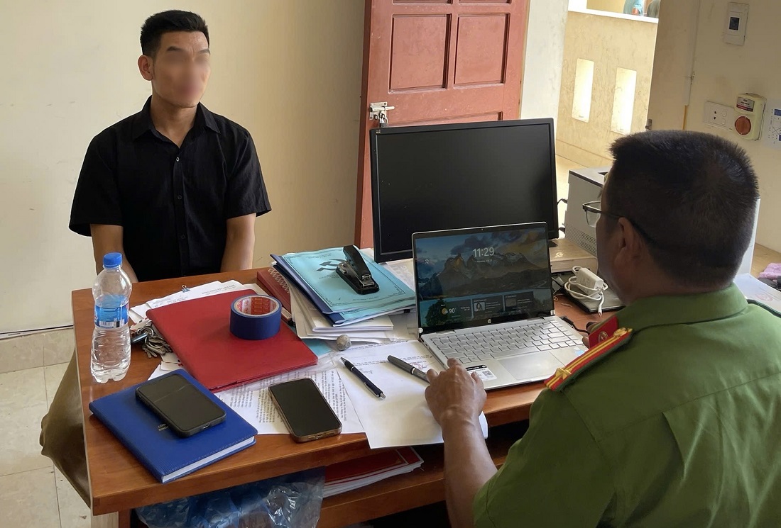 Công an xã Mỹ Lý triệu tập, làm việc chủ tài khoản “H.Ô” 