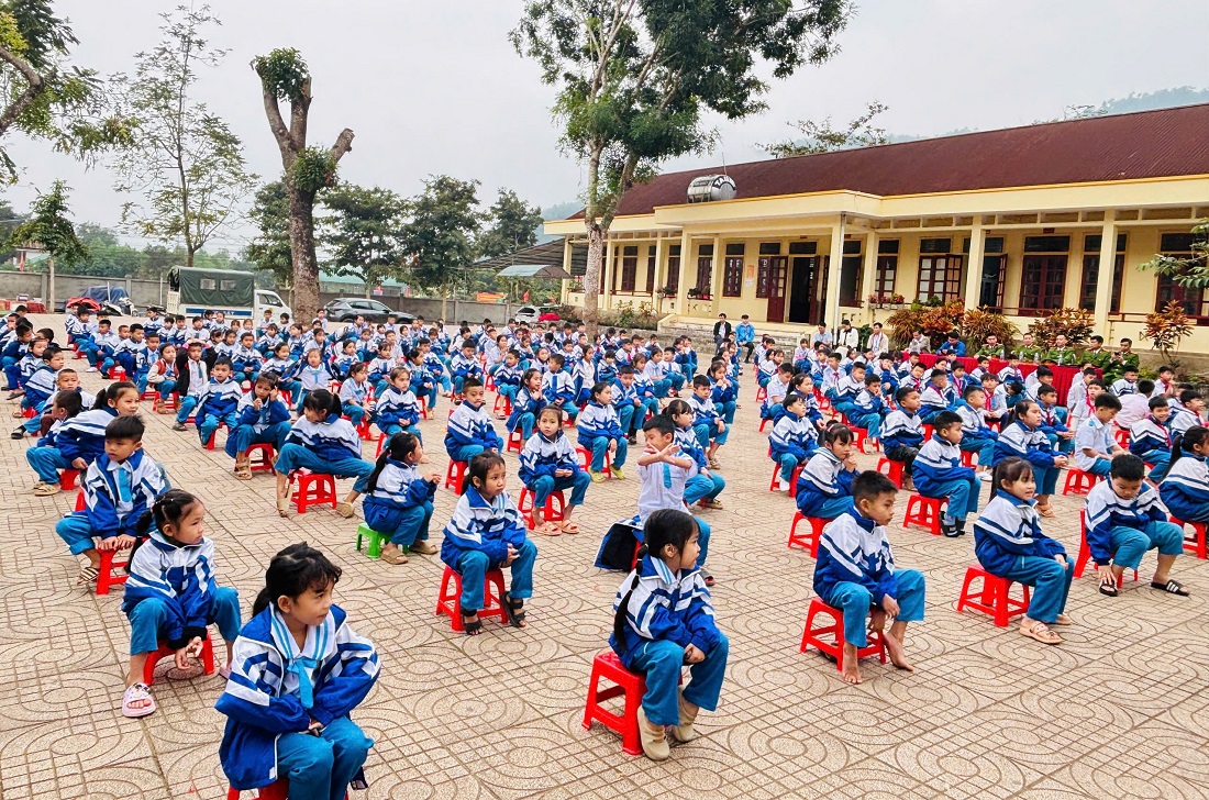 Buổi tuyên truyền thu hút đông đảo học sinh tham gia