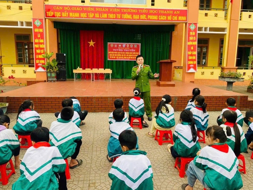 Tại buổi tuyên truyền 