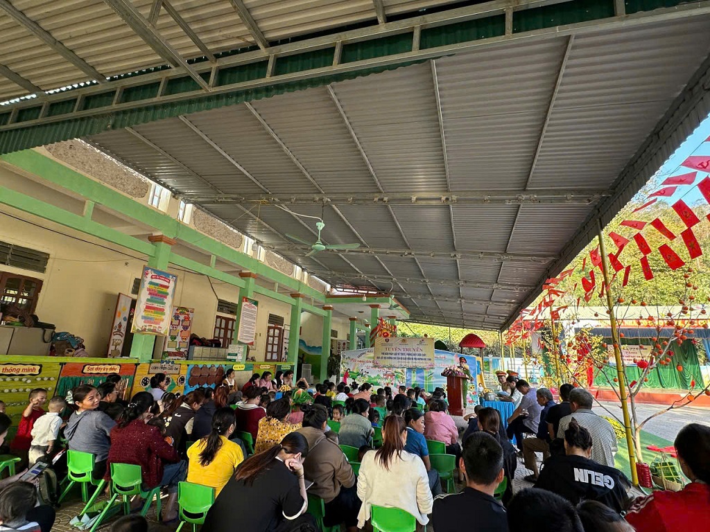 Toàn cảnh buổi tuyên truyền