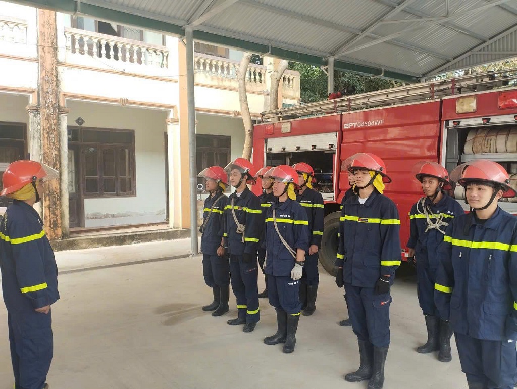 Cảnh sát PCCC&CNCH bố trí lực lượng, phương tiện thường trực sẵn sàng chiến đấu, bảo đảm an toàn phục vụ bầu cử