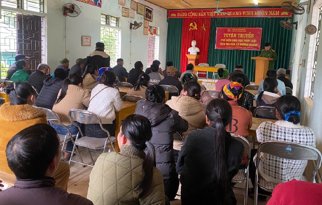 Toàn cảnh buổi tuyên truyền
