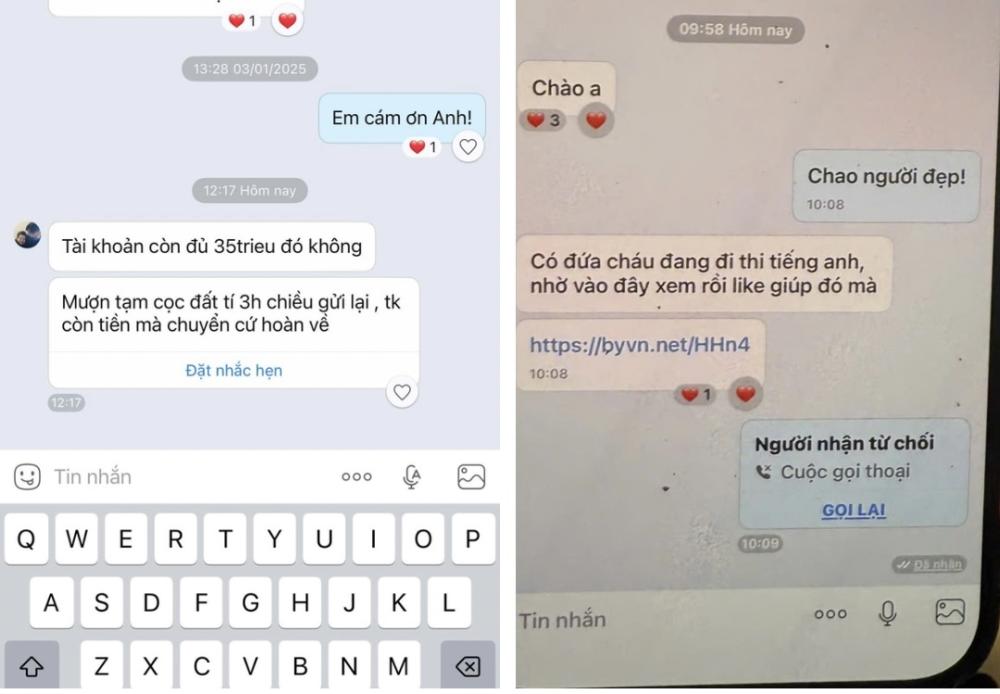 Tại Hà Tĩnh xuất hiện thủ đoạn gửi link “bình chọn” giả mạo để chiếm quyền Zalo, phục vụ lừa đảo chiếm đoạt tài sản.