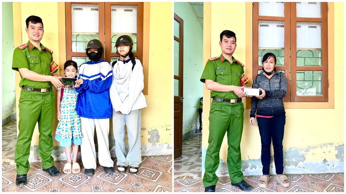 Tài sản bị mất được Công an xã Cát Ngạn xác minh và trao trả