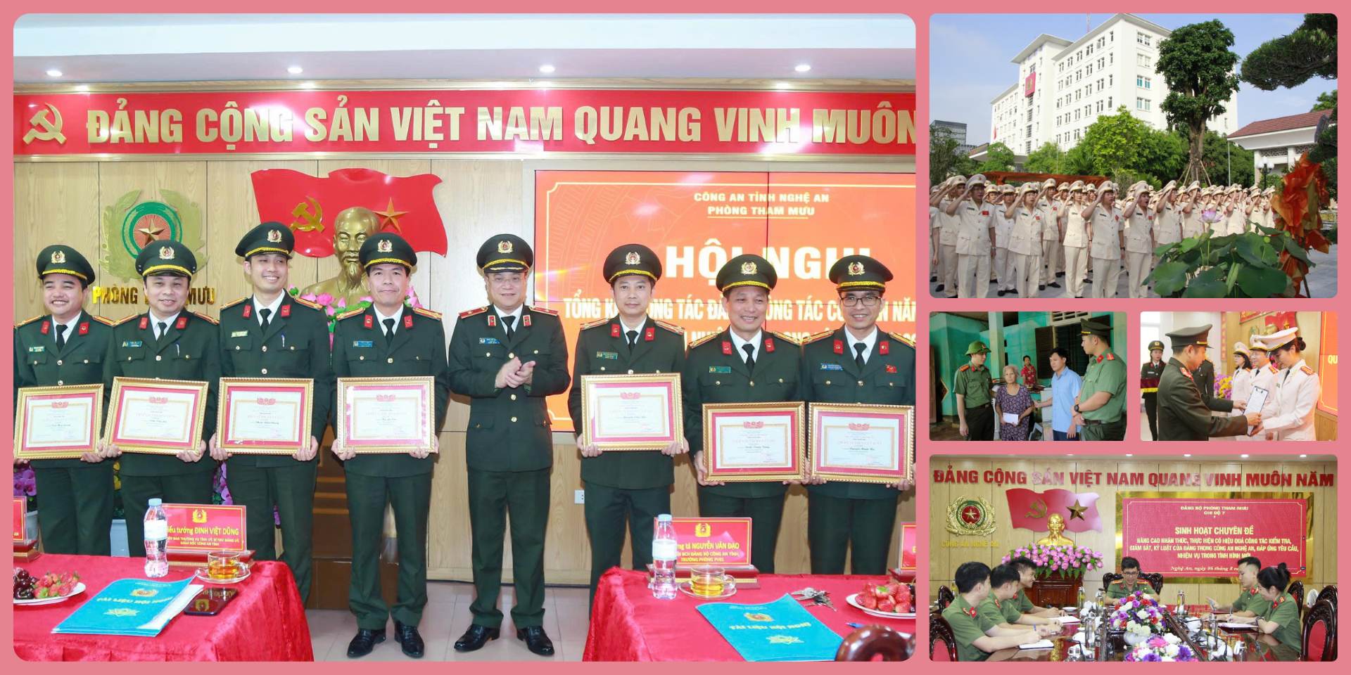 Lực lượng Tham mưu Công an Nghệ An: Nhiều dấu ấn trong đảm bảo an ninh trật tự