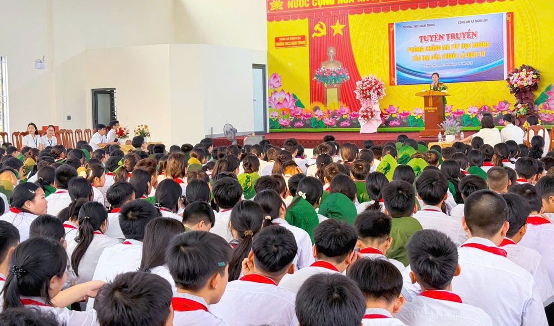 Toàn cảnh buổi tuyên truyền