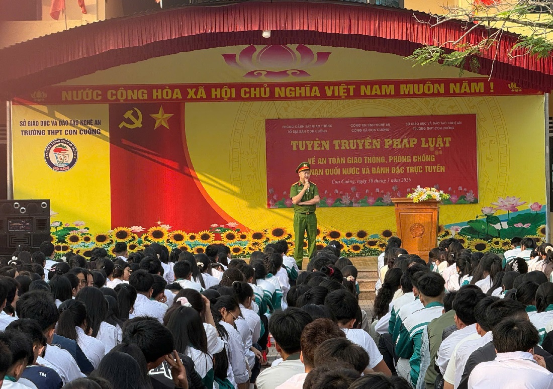 Toàn cảnh buổi tuyên truyền