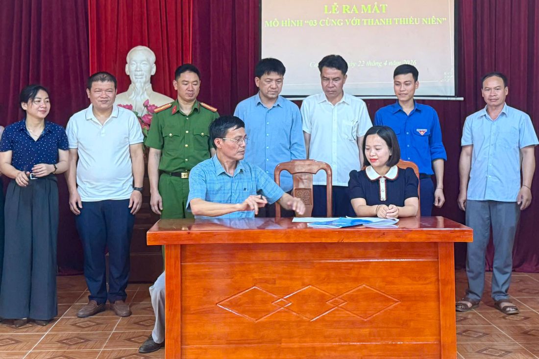 Các đơn vị ký kết thực hiện mô hình