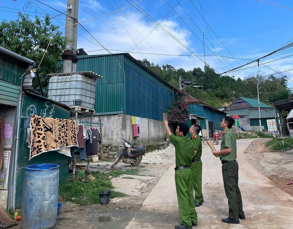 Hệ thống camera an ninh được lắp đặt tại vị trí trọng điểm