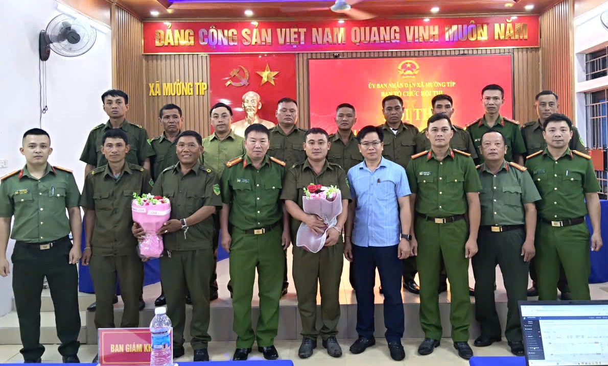 Hội thi “Lực lượng tham gia bảo vệ ANTT ở cơ sở giỏi xã Mường Típ lần thứ I, năm 2026”