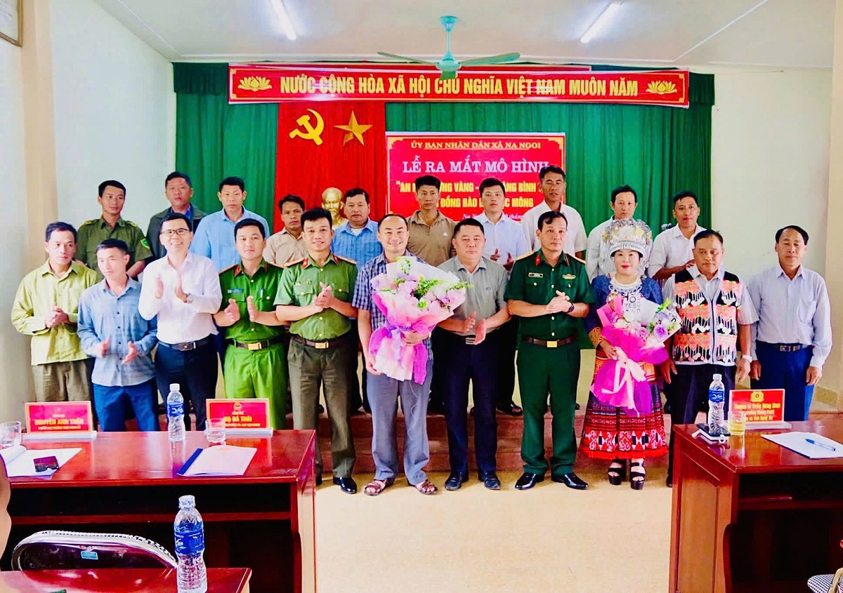 Lễ ra mắt mô hình “An ninh vững vàng – bản làng bình yên” tại bản Phù Khả 2, xã Na Ngoi