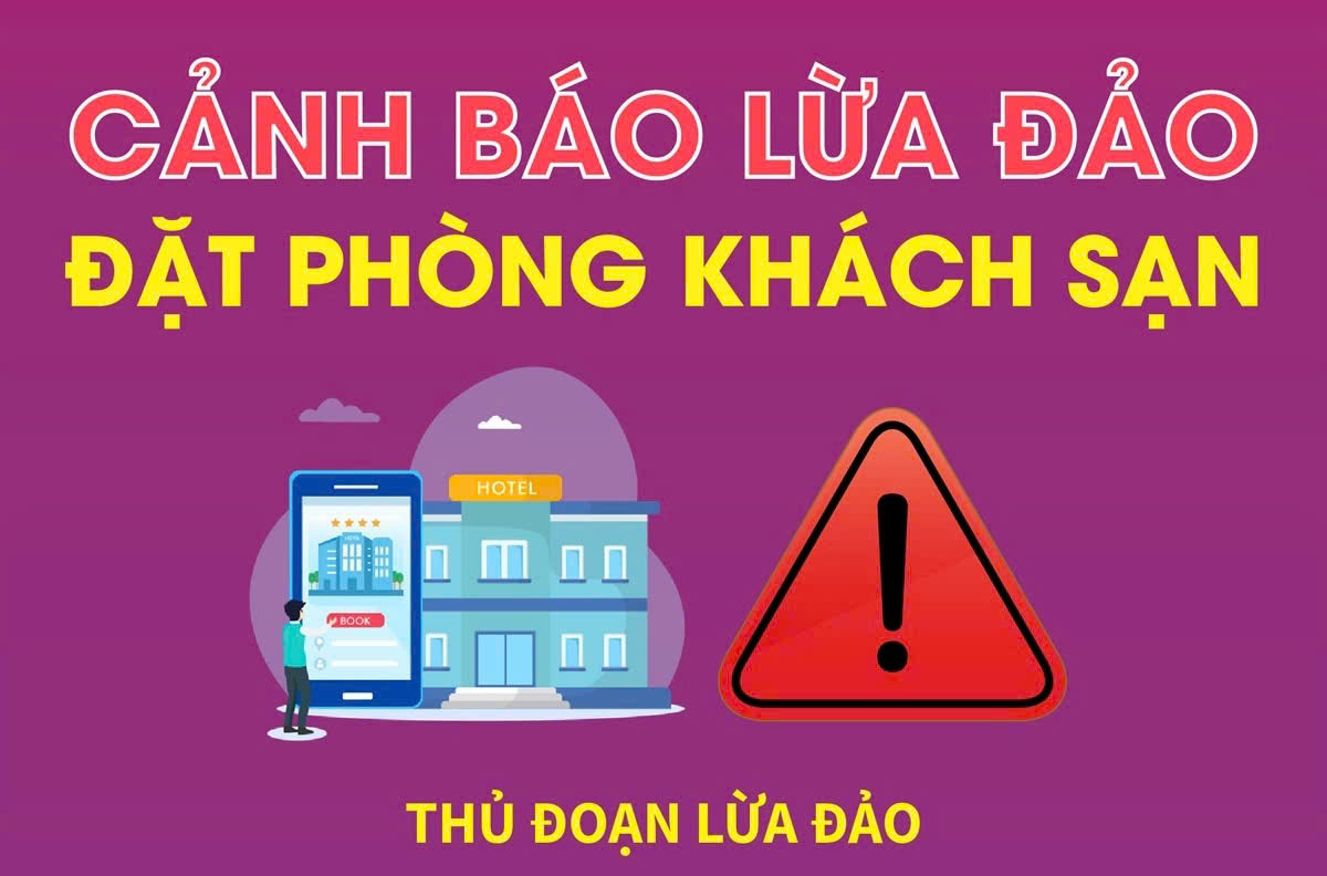 Công an xã cảnh báo lừa đảo đặt phòng khách sạn mùa du lịch (ảnh minh hoạ)