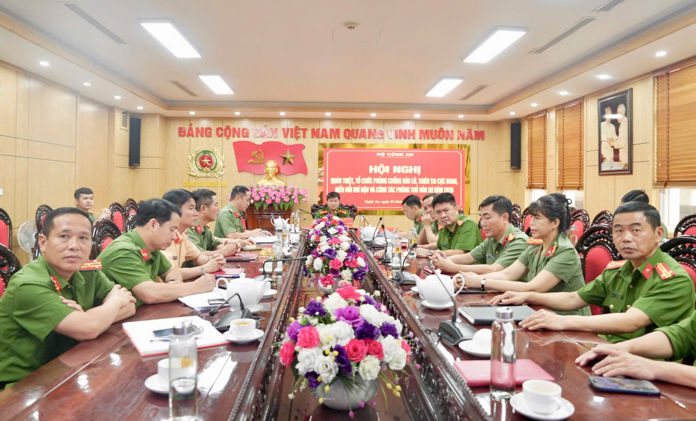 Bộ Công an triển khai đồng bộ công tác phòng, chống bão lũ, thiên tai năm 2026, chủ động ứng phó Bão số 1 (Maysak)