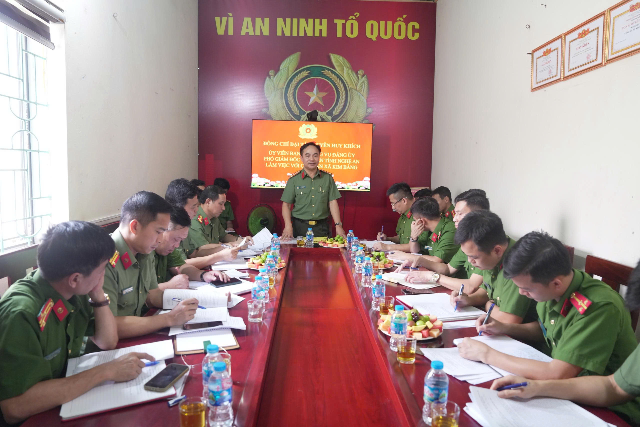 Bảo đảm ANTT phục vụ triển khai các dự án trọng điểm trên địa bàn
