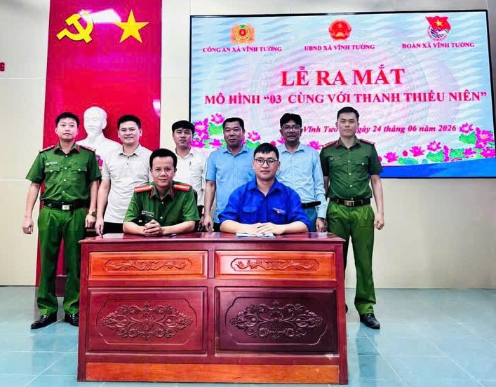 Công an xã ra mắt mô hình