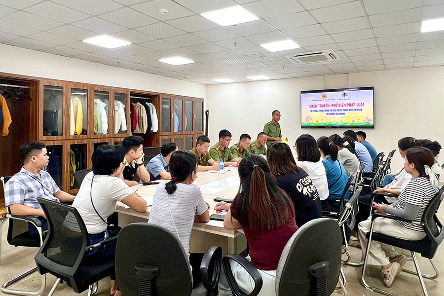 Toàn cảnh buổi tuyên truyền