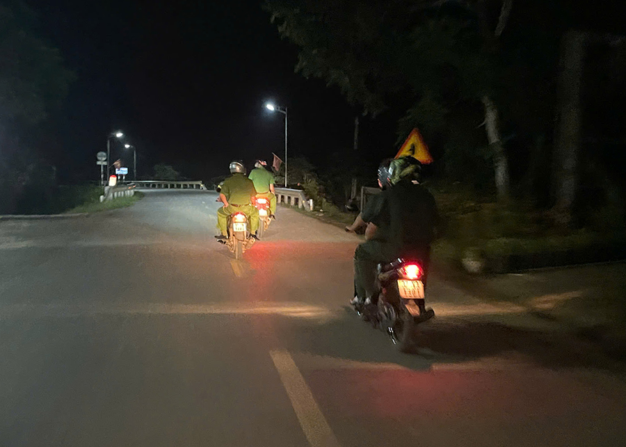  Các lực lượng tăng cường tuần tra, kiểm soát trên các tuyến đường