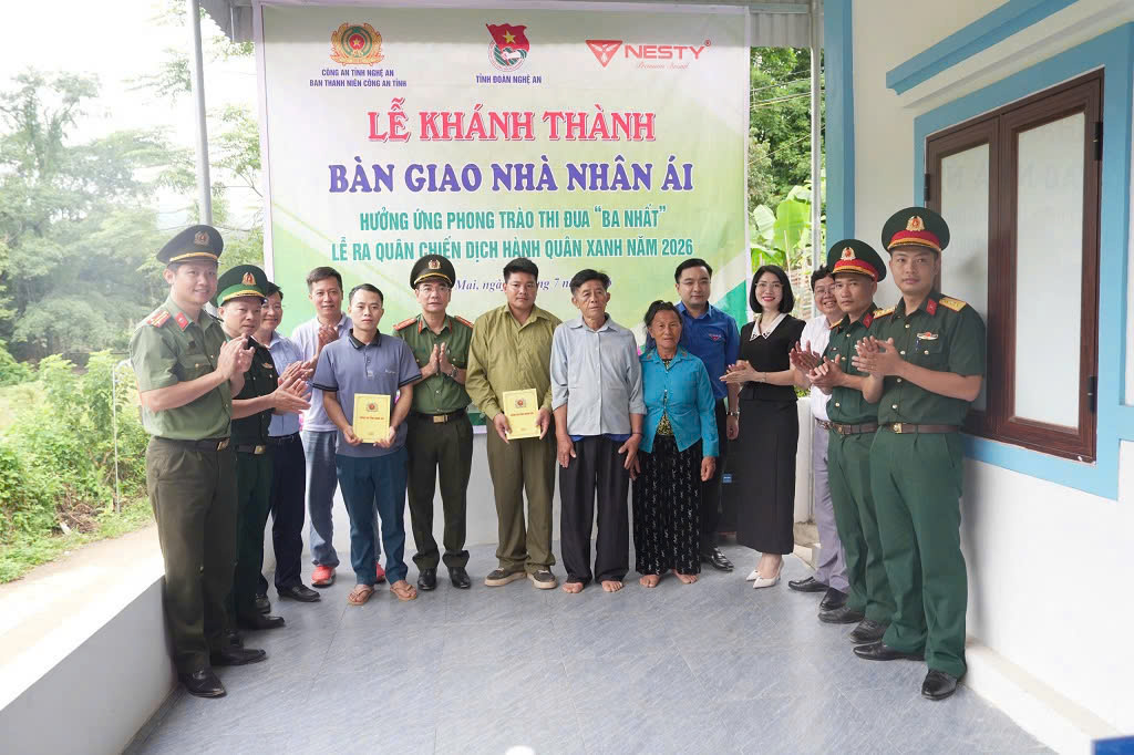 Công an, Quân sự, Biên phòng tỉnh Nghệ An làm tốt công tác an sinh xã hội