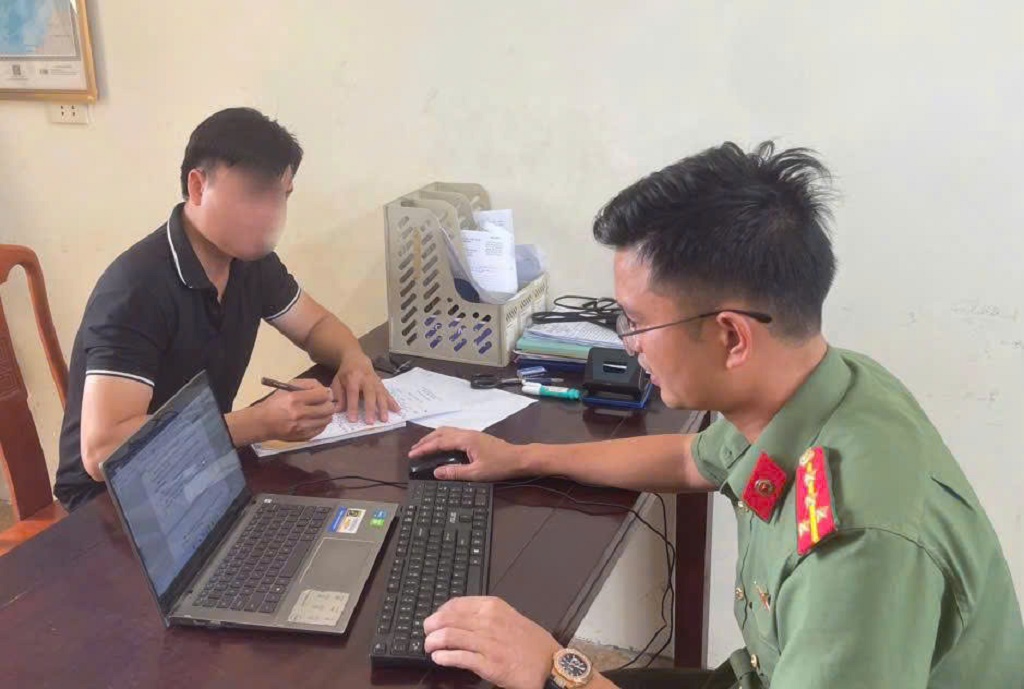 Anh N.S.L làm việc tại cơ quan Công an