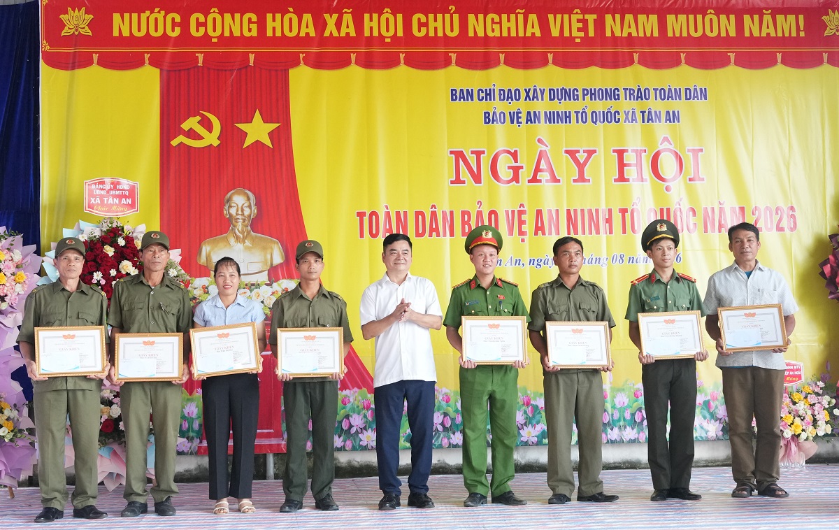 Xã Tân An tổ chức Ngày hội toàn dân bảo vệ an ninh Tổ quốc năm 2026