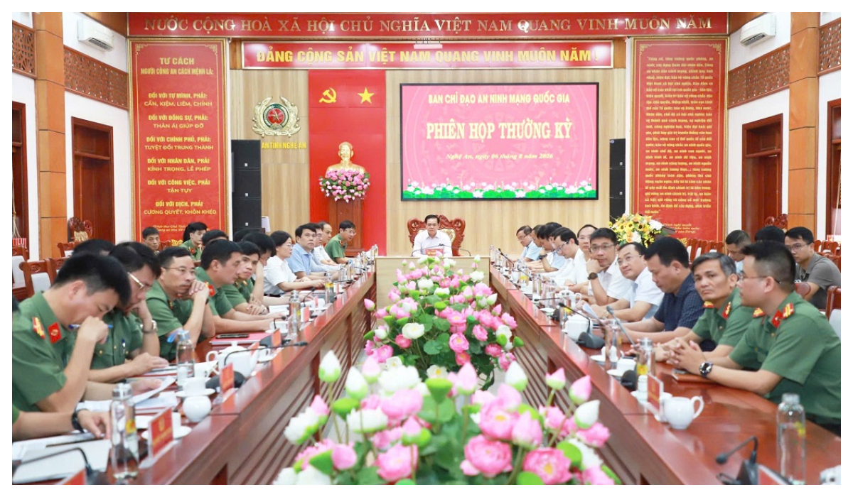 Phiên họp thường kỳ Ban Chỉ đạo An ninh mạng quốc gia