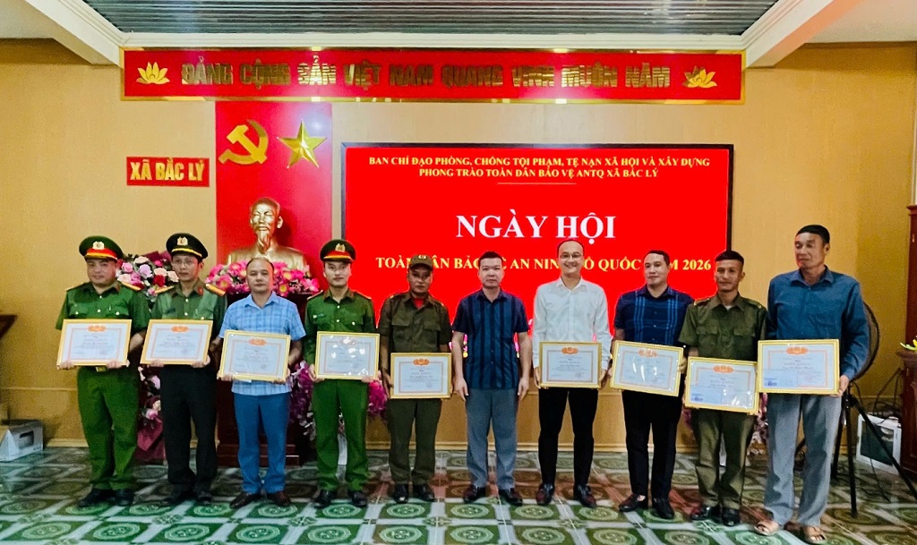 Xã Bắc Lý tổ chức Ngày hội toàn dân bảo vệ ANTQ năm 2026