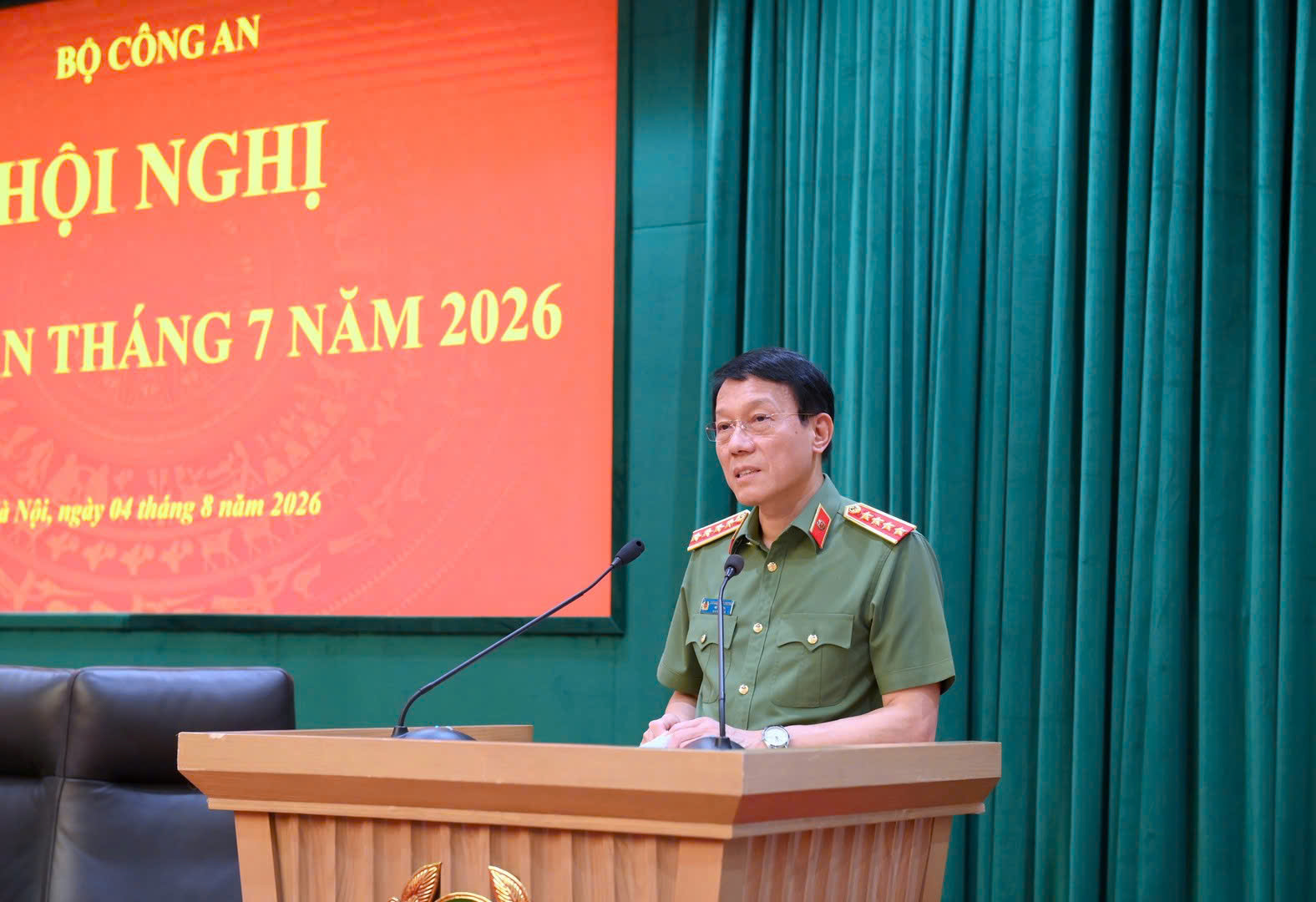 Bộ trưởng Lương Tam Quang phát biểu kết luận Hội nghị