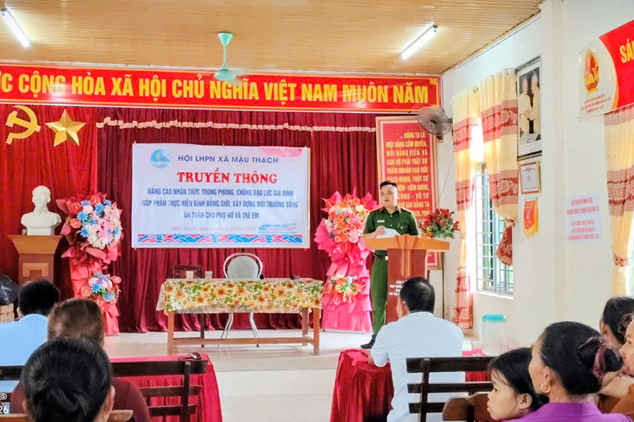 Toàn cảnh buổi tuyên truyền