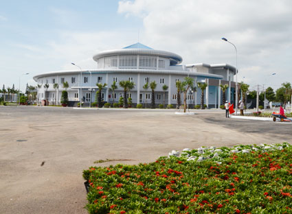Khu Trung tâm văn hóa-thể thao huyện Tân Thành.