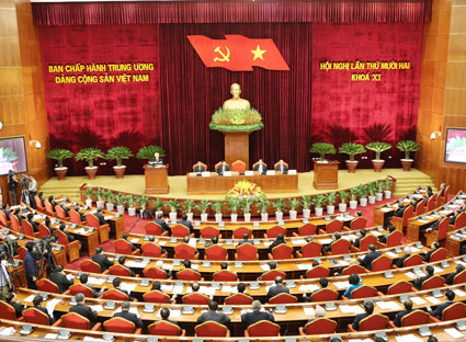 Sáng qua 5-10: Khai mạc Hội nghị lần thứ 12 Ban Chấp hành Trung ương Đảng khóa XI