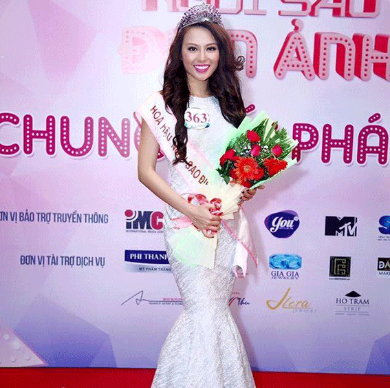 Huỳnh Yến Trinh đăng quang cuộc thi “Ngôi sao điện ảnh” 2015.