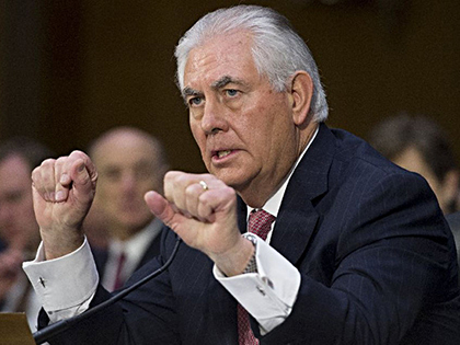 Ngoại trưởng Mỹ Rex Tillerson.